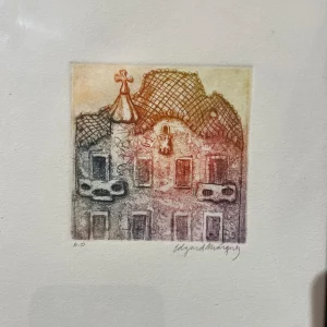Casa Gaudí - Agua Fuerte - Edgard Márquez - 10x10